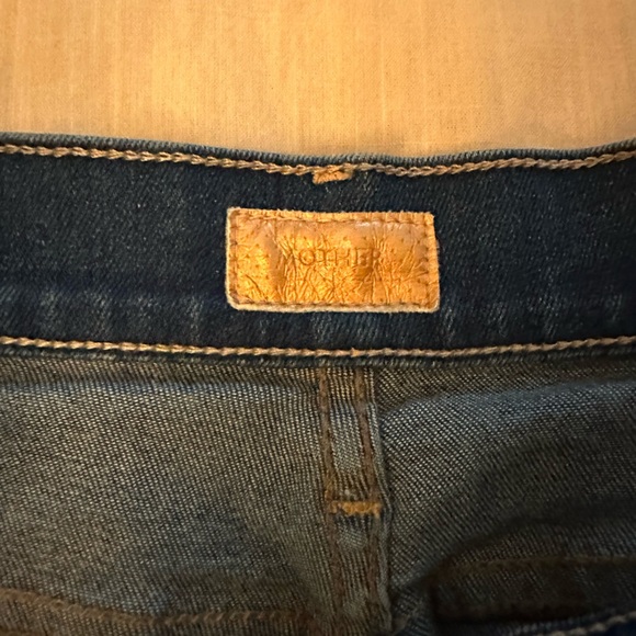 MOTHER High Waist Button Midi Skirt in Blue Moon Sz 26 (14) - Picture 9 of 9